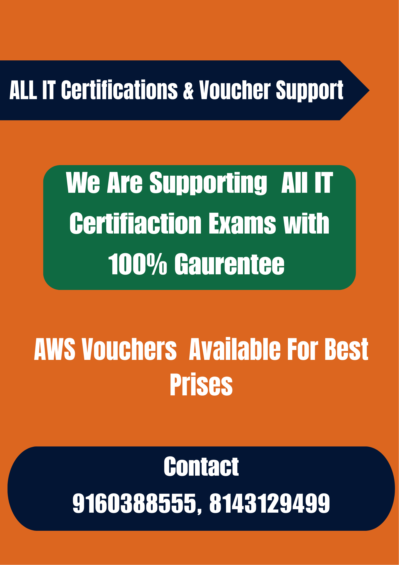 ALL IT Certifications & Voucher Support