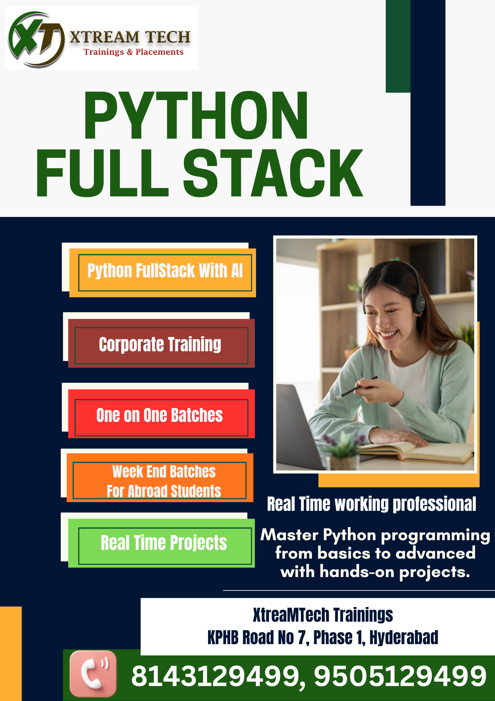 Python Full Stack with AI Training And Placements