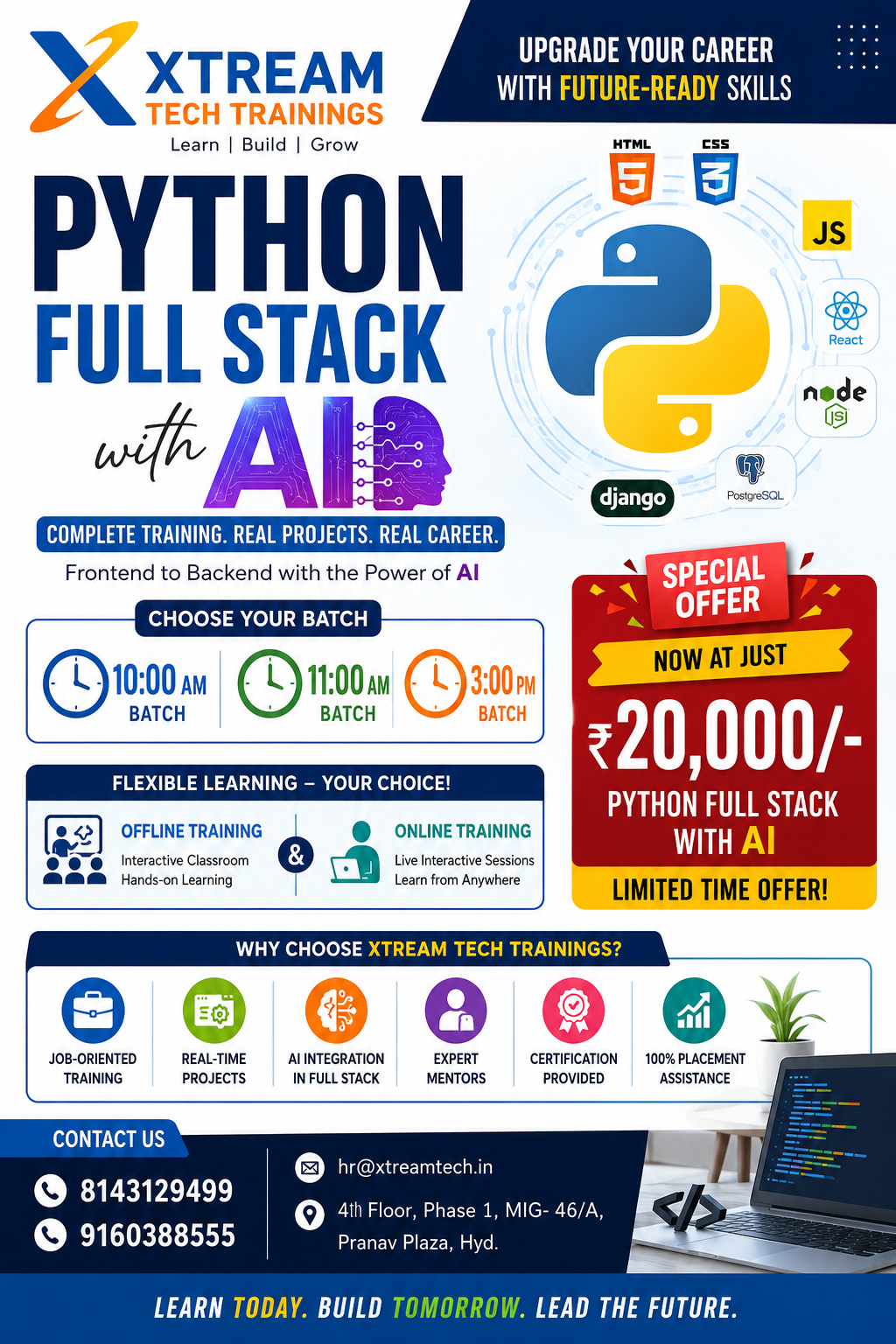 Python Full Stack Training _ XtreamTech Trainings