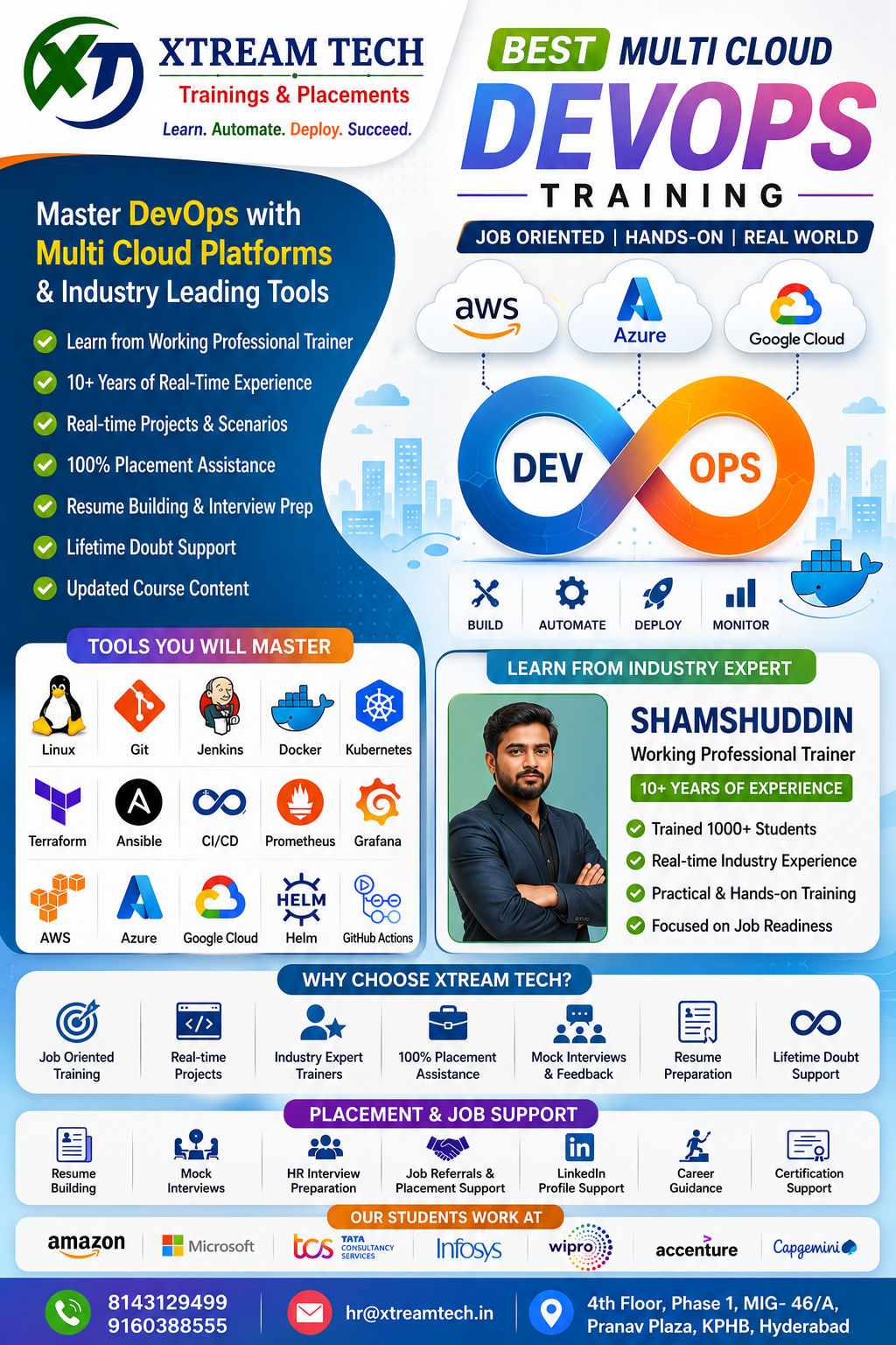 Multi Cloud Devops Training with placements _ XtreamTech Trainings
