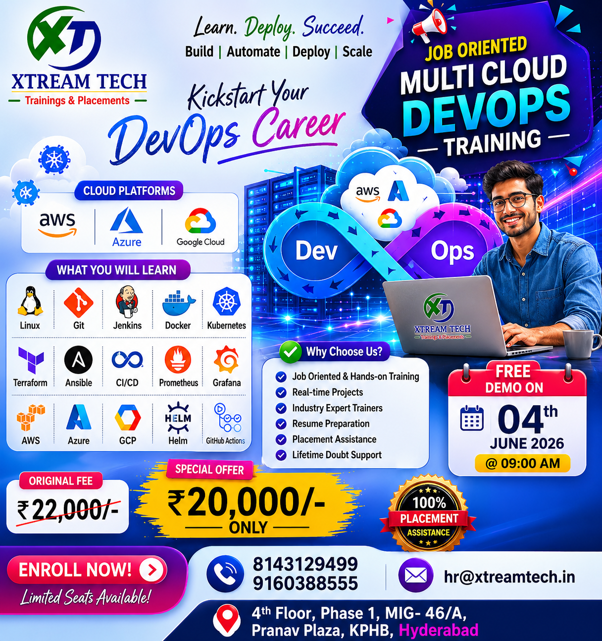 Multi Cloud Devops Training with placements _ XtreamTech Trainings