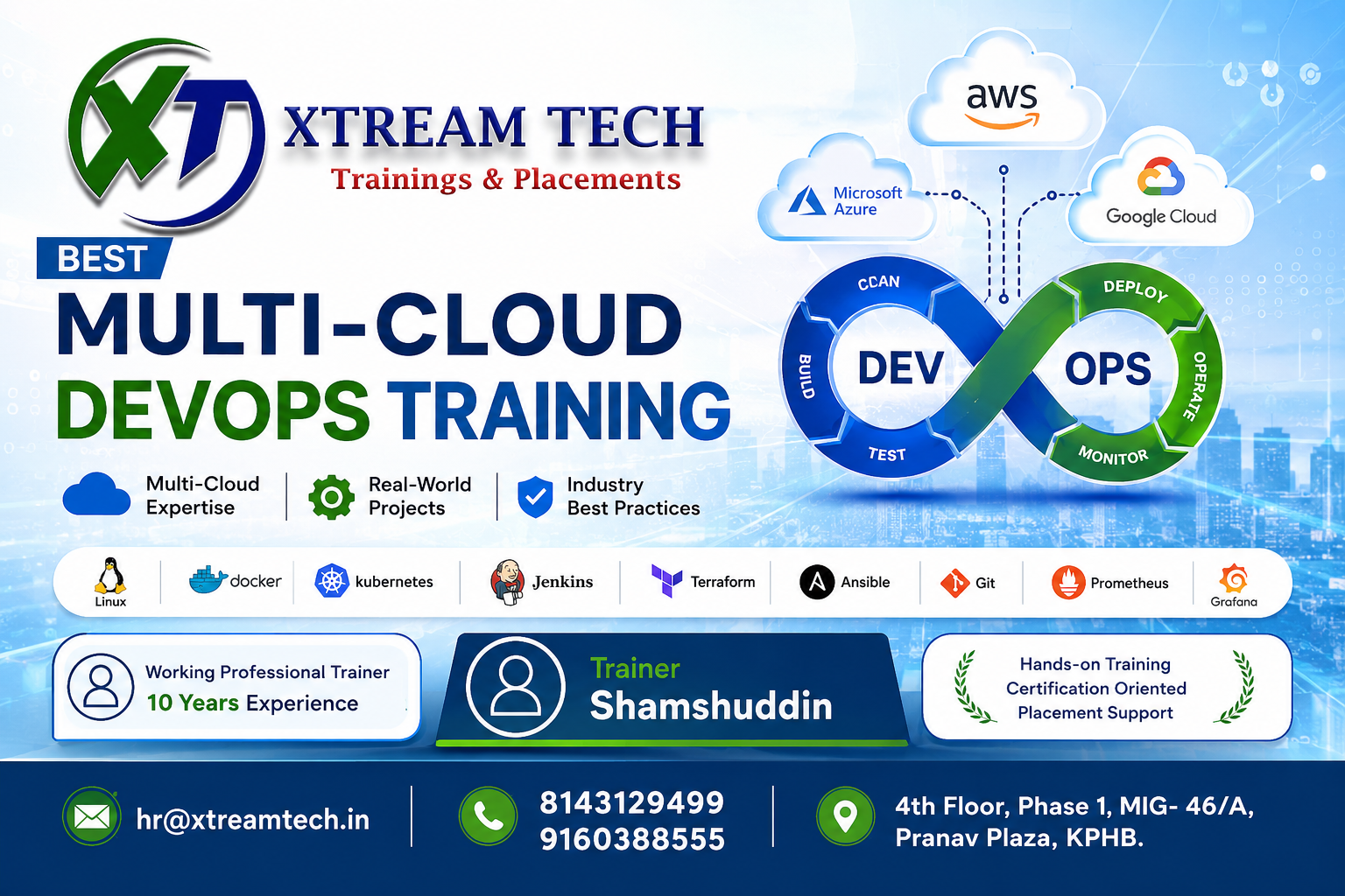 Multi Cloud Devops Training with placements _ XtreamTech Trainings