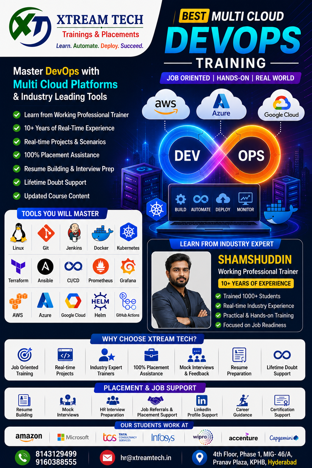 Multi Cloud Devops Training with placements _ XtreamTech Trainings