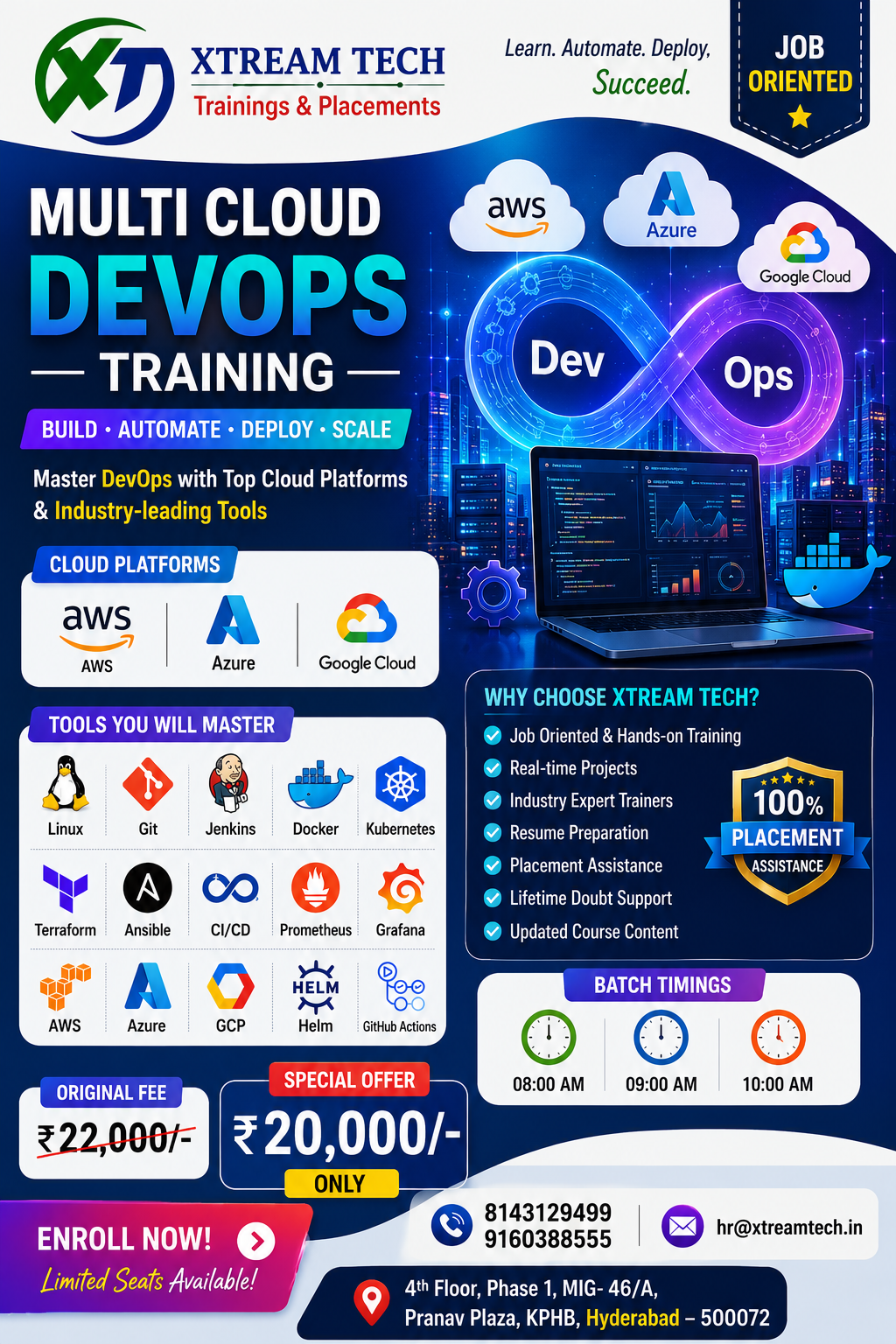Multi Cloud Devops Training with placements _ XtreamTech Trainings