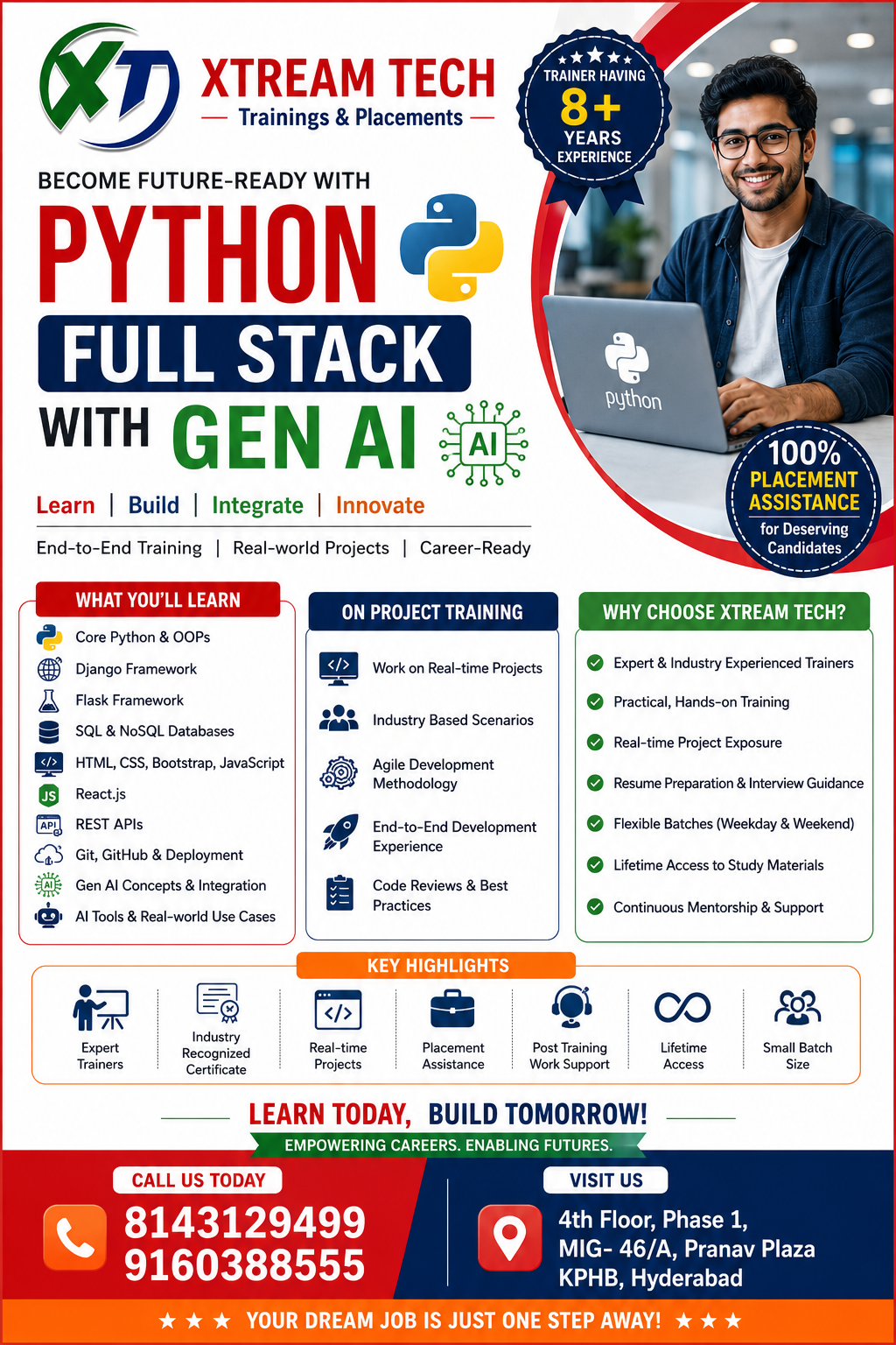 Python Full Stack With AI _ Xtream Tech Trainings