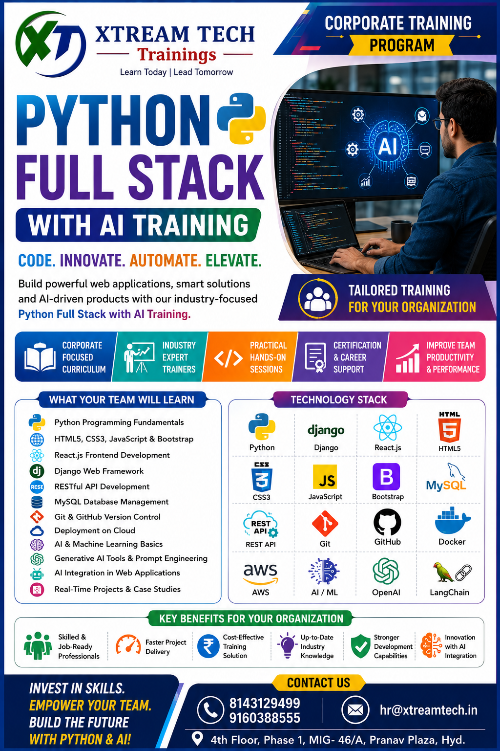 Python Full STack With AI _ Xtream Tech Trainings